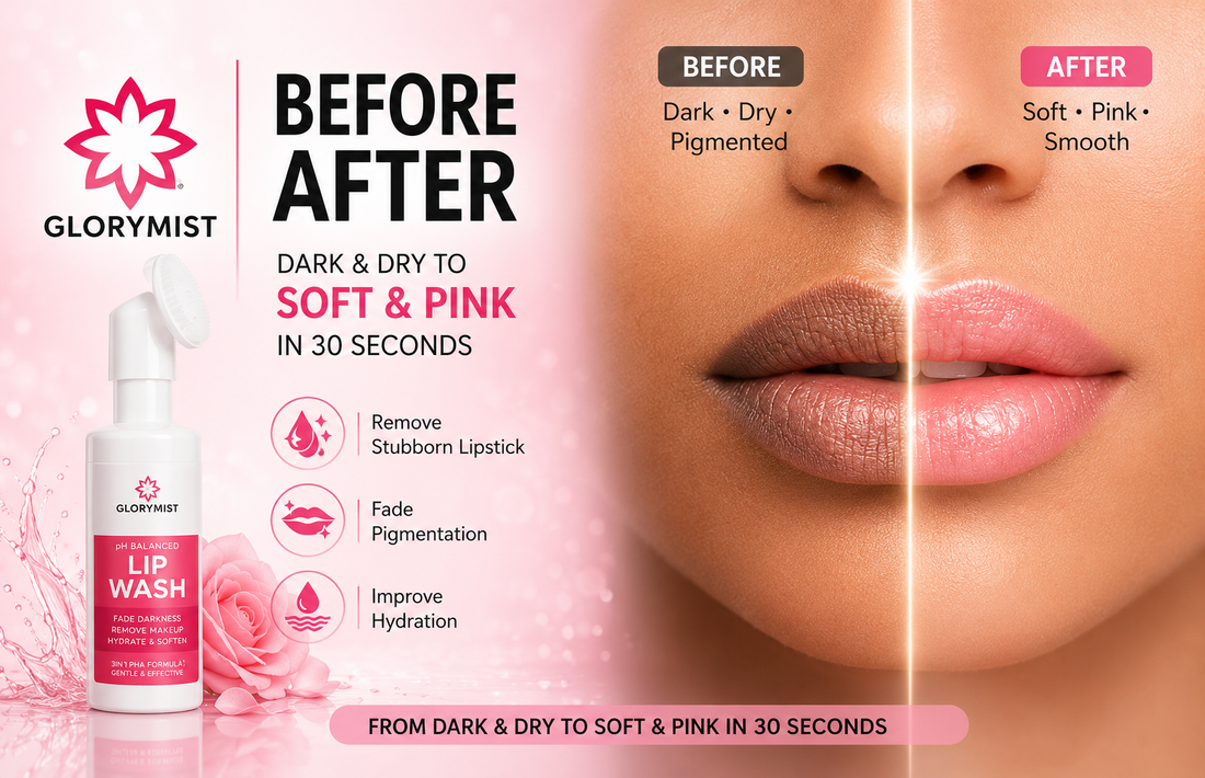  Treat Dark, Dry & Pigmented Lips Naturally with a Gentle Lip Wash