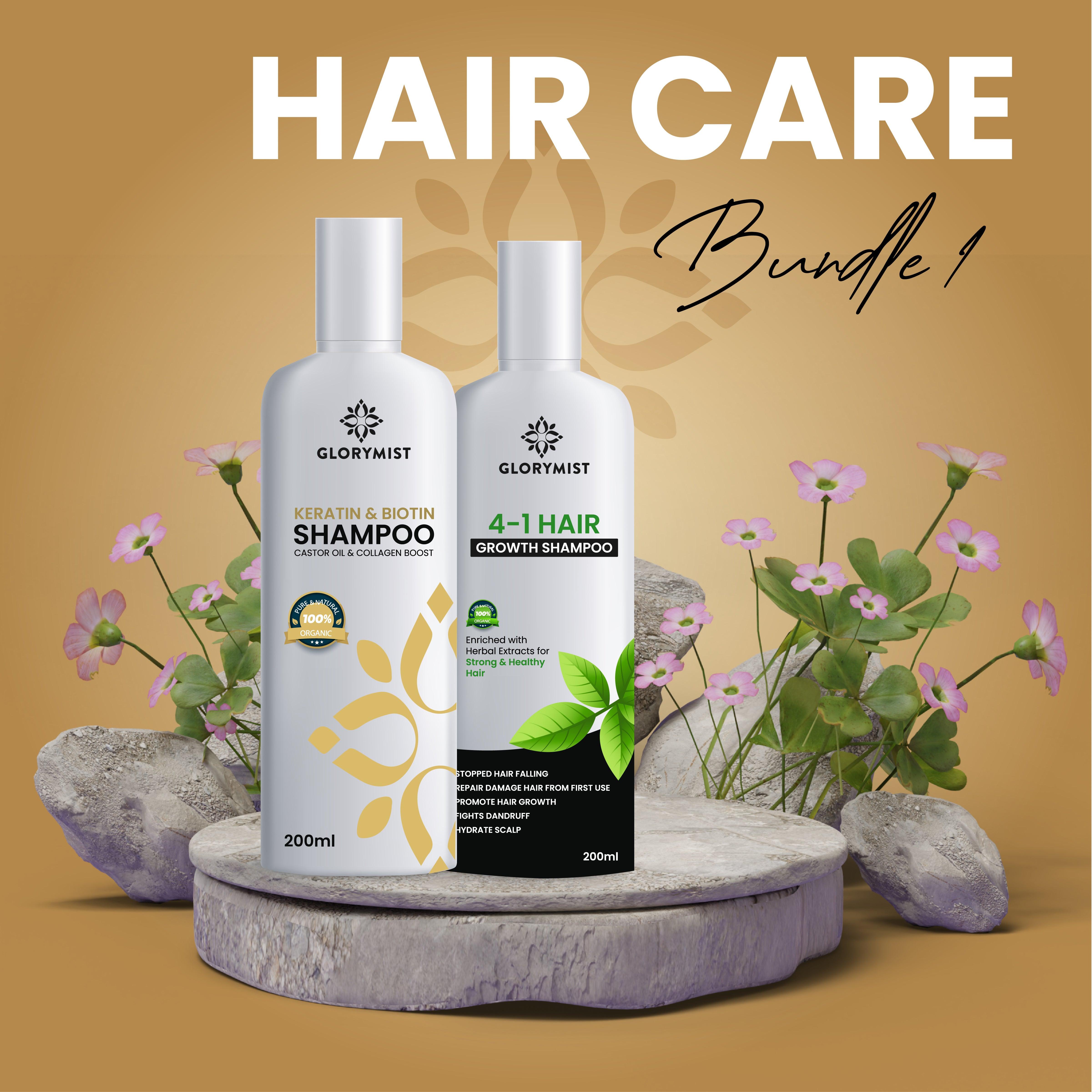 Keratin + 4 in 1 Growth Shampoo - Glory Mist