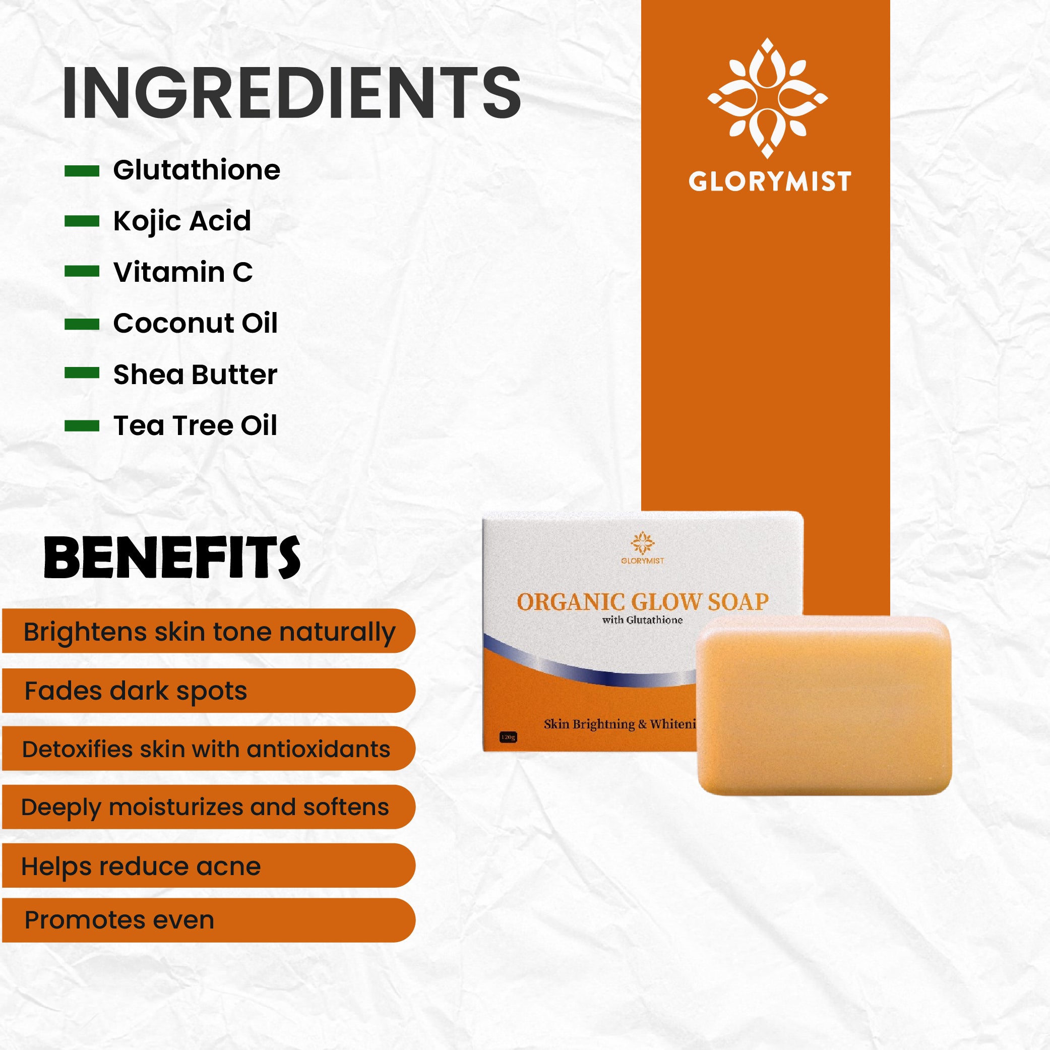 🍃 Glory Mist Organic Glow Soap