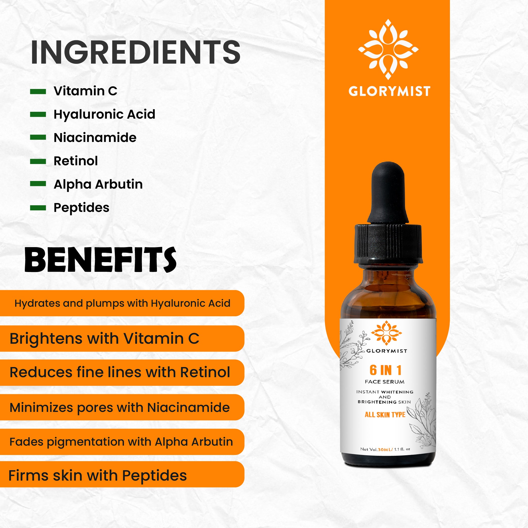 Glory Mist 6-in-1 Face Serum🌟