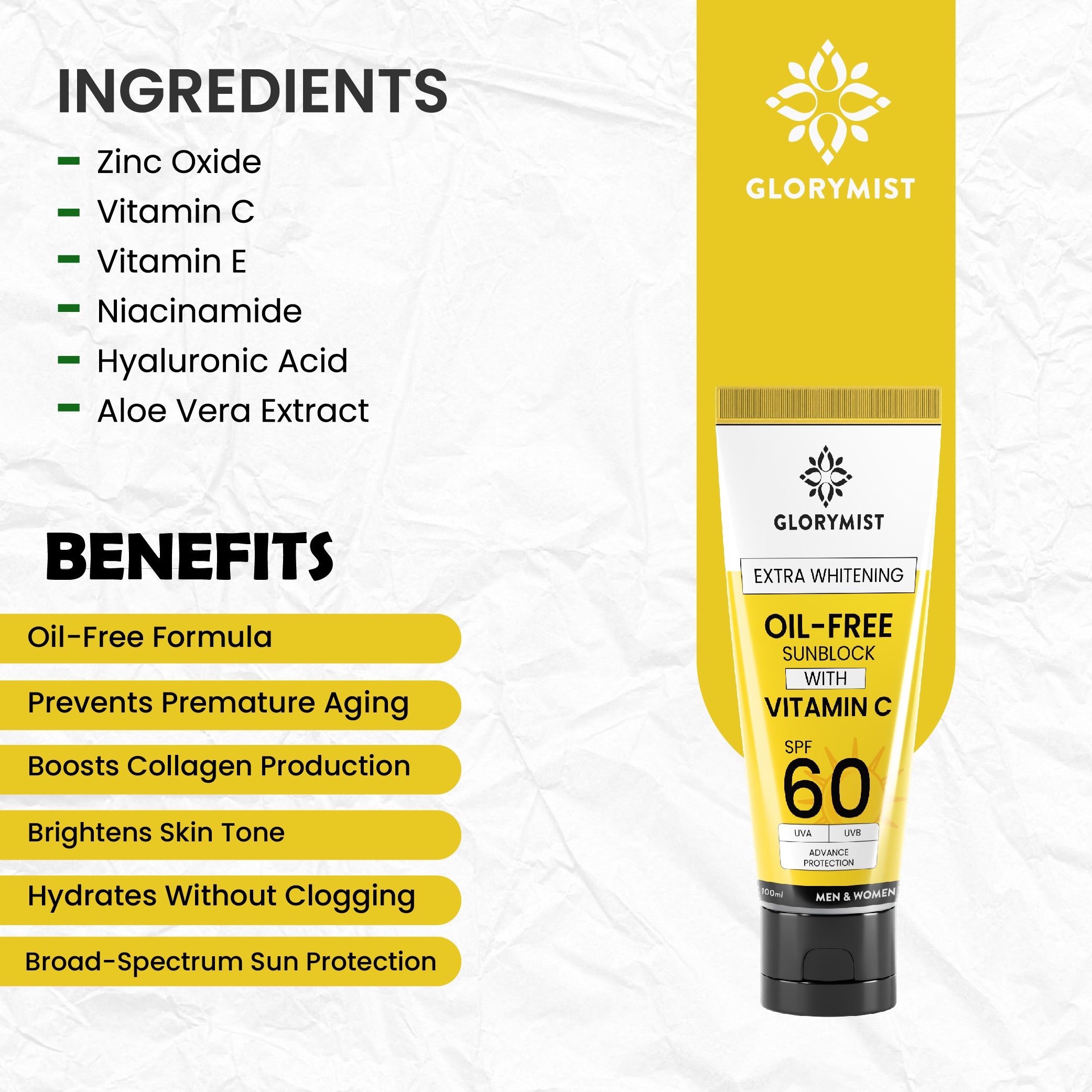 ☀️ Glory Mist Sun Block SPF 60