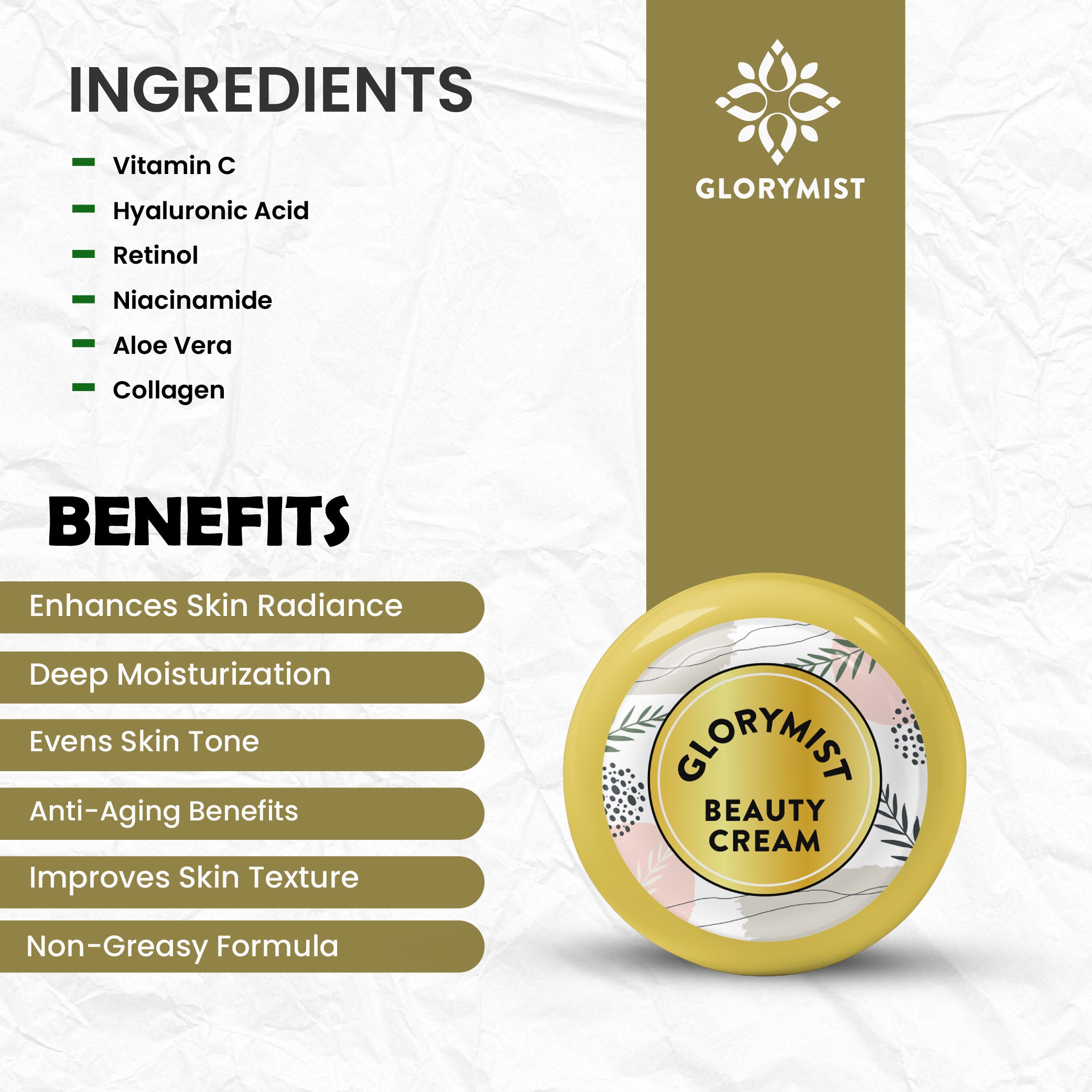 🌸 Glory Mist Beauty Cream