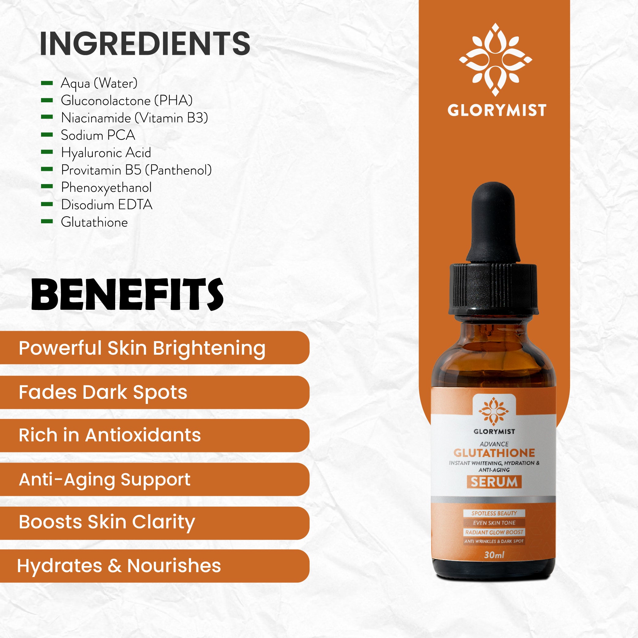 Glory Mist Glutathione Serum🌸