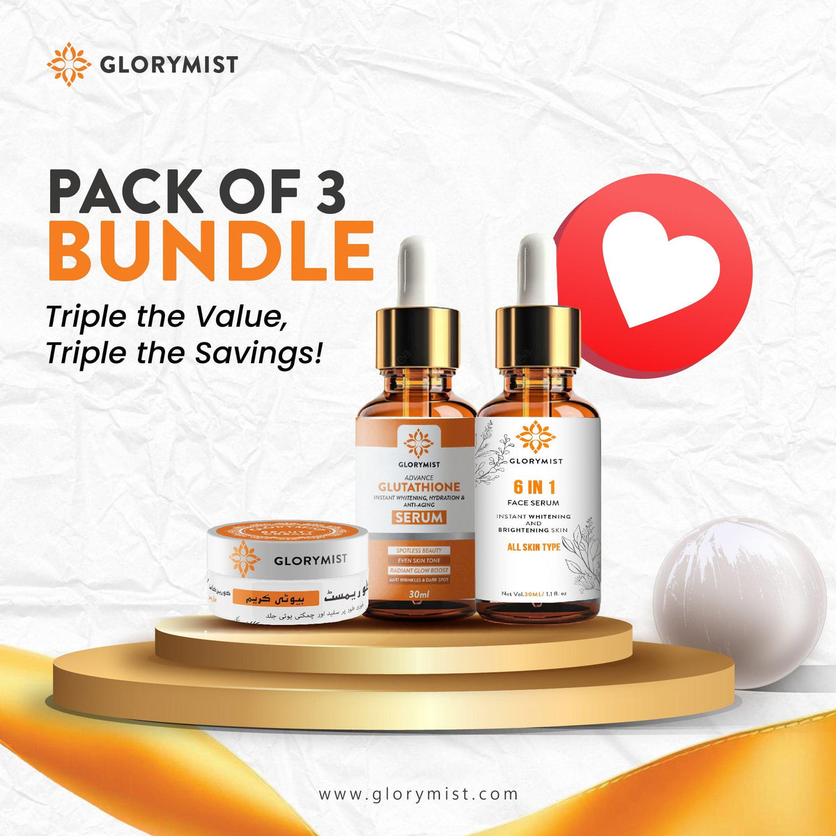 Advance Whitening Skincare Kit - Glory Mist