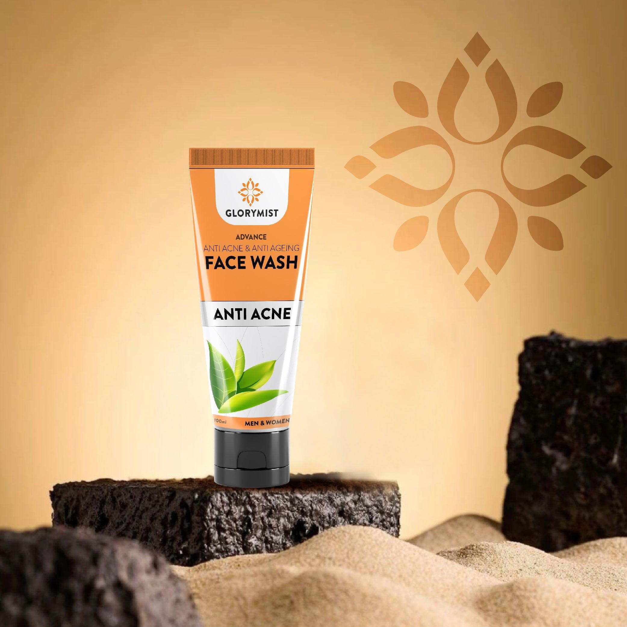 Anti-Acne &amp; Anti-Aging Face Wash - Glory Mist