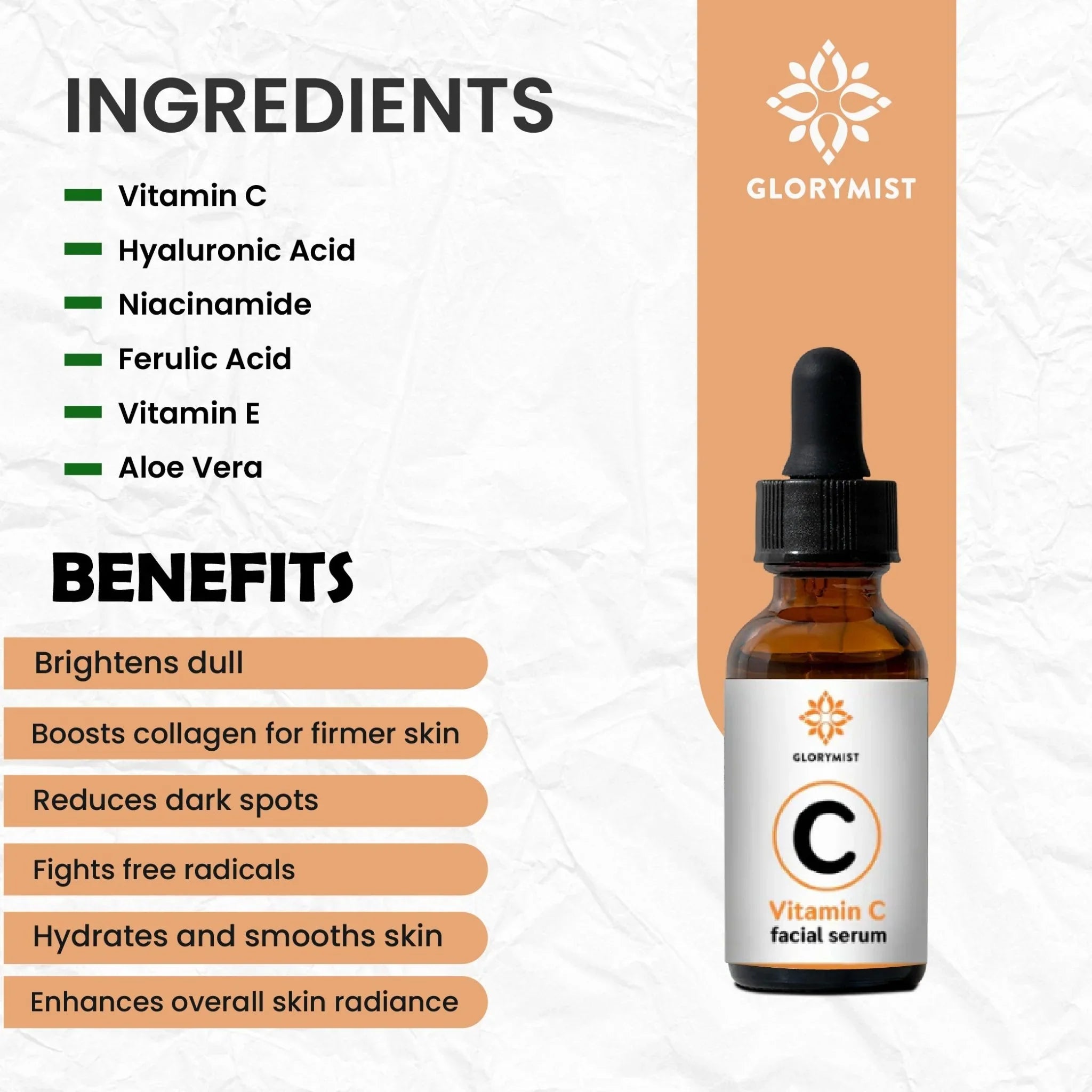 🍊 Glory Mist Vitamin C Face Serum - Glory Mist